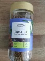 Mängden socker i Sumatra freeze dried instant coffee