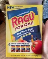 Mängden socker i Ragu for one