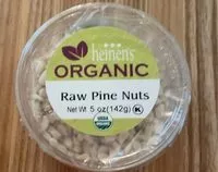 Mängden socker i Raw pine nuts