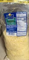 Mängden socker i Shredded Low Moisture Part Skim  Mozzarella Natural Cheese