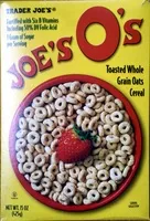 Mängden socker i Joe's O's