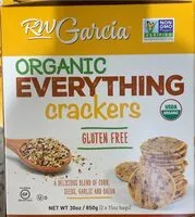 Mängden socker i Organic Everything Crackers