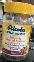 Mängden socker i HERBAL IMMUNITY