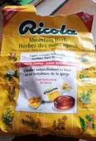 Mängden socker i Herbes des montagnes