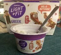 Mängden socker i PP and CAC Light + Fit greek yogurt