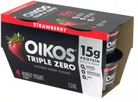 Mängden socker i Oikos Triple Zero Strawberry Greek Yogurt