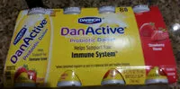 Mängden socker i Danactive strawberry probiotic dairy drink
