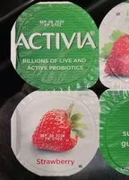 Mängden socker i Activia Strawberry 4pk