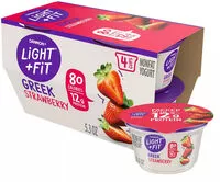 Mängden socker i Dannon Light + Fit Greek Strawberry Yogurt