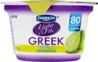 Mängden socker i Light & fit greek yogurt key lime