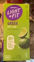 Mängden socker i Light+Fit Greek Key Lime