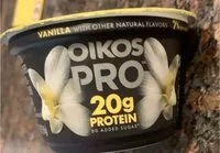 Mängden socker i Oikos pro vanilla yogurt