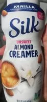 Mängden socker i Silk unsweetened almond creamer