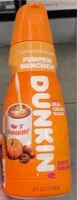 Mängden socker i Pumpkin Munchkin coffee creamer