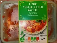 Mängden socker i Four Cheese Filled Ravioli