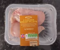 Mängden socker i 2 chicken breast fillets