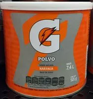 Mängden socker i Gatorade Polvo sabor naranja