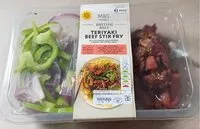 Mängden socker i Teriyaki Beef Stir Fry