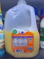 Mängden socker i 100% Orange Juice From Concentrate With Calcium & Vitamin D