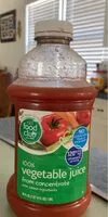 Mängden socker i 100% Vegetable Juice From Concentrate With Added Ingredients