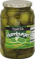 Mängden socker i Hamburger Dill Chips Pickle