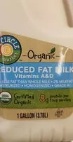 Mängden socker i Milk, organic