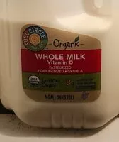 Mängden socker i Organic Whole Milk