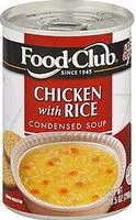 Mängden socker i Chicken With Rice Condensed Soup
