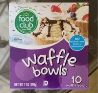 Mängden socker i Waffle bowls