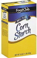 Mängden socker i 100% Pure Corn Starch