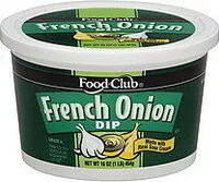 Mängden socker i French Onion Dip