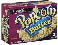 Mängden socker i Microwave Butter Popcorn