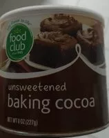 Mängden socker i Unsweetened Baking Cocoa
