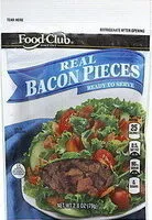 Mängden socker i Real Bacon Pieces
