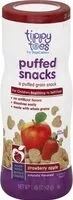 Mängden socker i Strawberry apple puffed cereal snacks