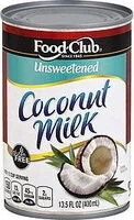 Mängden socker i Unsweetened Coconut Milk