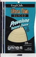 Mängden socker i Thin Sliced Provolone Cheese