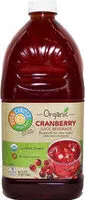 Mängden socker i Market organic cranberry juice beverage