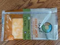 Mängden socker i Organic Colby jack sliced cheese
