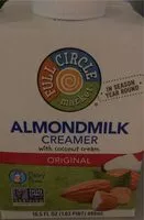 Mängden socker i Market original almondmilk with coconut creamer