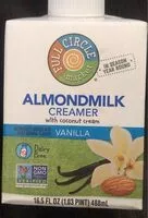 Mängden socker i Almond milk creamer with coconut cream vanilla