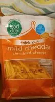 Mängden socker i Thick Cut Mild Cheddar shredded Cheese