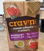 Mängden socker i Woven wheats crackers