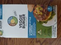 Mängden socker i Caribbean style plantain veggie burger