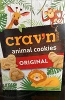 Mängden socker i Animal Cookies Original