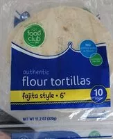 Mängden socker i Flour tortilla