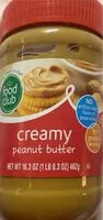 Mängden socker i Food Club creamy Peanut Butter