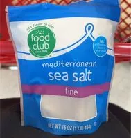 Mängden socker i Mediterranean sea salt