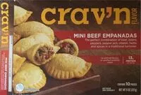 Mängden socker i Mini beef empanadas