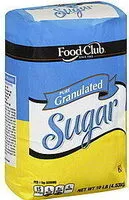 Mängden socker i Granulated Sugar
